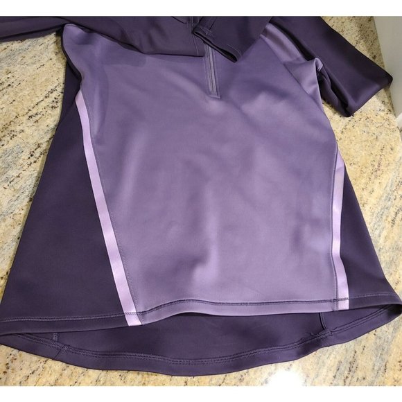 Under Armour ColdGear Armour 1/2 Zip Color Block Nocturne Purple Women's  Size M - Picture 6 of 12